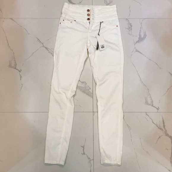 Revamped Pants - 2/$15!!! NWT White High Waisted Skinny Jeans